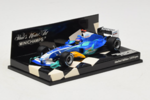 Sauber C24 Petronas #11 J. Villeneuve Sauber Petronas F1 Team Showcar 2005 Minichamps 1:43 400050081 Kov – obrázek 2 z 5