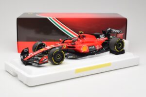 Scuderia Ferrari SF-23 #55 C. Sainz Belgian GP 2023 BBR 1:18 BBR231855C Kov – obrázek 7 z 7
