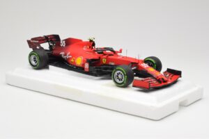Scuderia Ferrari SF21 #55 C. Sainz Emilia Romagna GP 2021 BBR 1:18 BBR211855 Kov – obrázek 4 z 7
