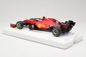 Scuderia Ferrari SF21 #55 C. Sainz Emilia Romagna GP 2021 BBR 1:18 BBR211855 Kov – obrázek 5 z 7