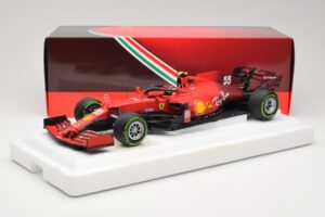 Scuderia Ferrari SF21 #55 C. Sainz Emilia Romagna GP 2021 BBR 1:18 BBR211855 Kov – obrázek 7 z 7