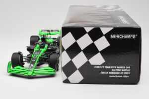 Stake F1 Team Kick Sauber C44 #77 V. Bottas Emilia Romagna GP 2024 Minichamps 1:18 147240177 Kov – obrázek 6 z 7