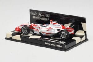 Super Aguri Honda SA06 #22 T. Sato Japanese GP 2006 Minichamps 1:43 400060122 Kov – obrázek 3 z 5