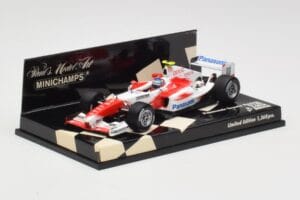 Toyota TF104 Panasonic Racing #0 R. Zonta 3rd Driver 2004 Minichamps 1:43 400040038 Kov – obrázek 2 z 5