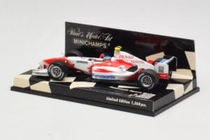 Toyota TF104 Panasonic Racing #0 R. Zonta 3rd Driver 2004 Minichamps 1:43 400040038 Kov – obrázek 3 z 5