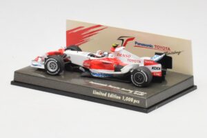 Toyota TF108 Showcar J. Trulli 2008 Minichamps 1:43 AM601297 Kov – obrázek 3 z 5