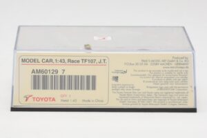 Toyota TF108 Showcar J. Trulli 2008 Minichamps 1:43 AM601297 Kov – obrázek 4 z 5
