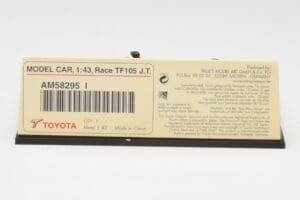 Toyota TF105 #16 J. Trulli F1 2005 Minichamps 1:43 AM58295 Kov – obrázek 5 z 5