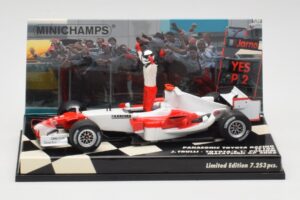 Toyota TF105 #16 J. Trulli Malaysia GP Podium 2005 Minichamps 1:43 400050116 Kov