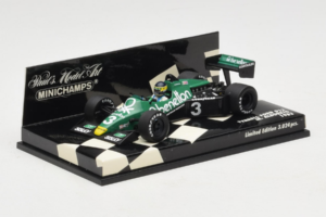 Tyrrell 012 Ford #3 M. Alboreto F1 1983 Minichamps 1:43 400830003 Kov – obrázek 2 z 5