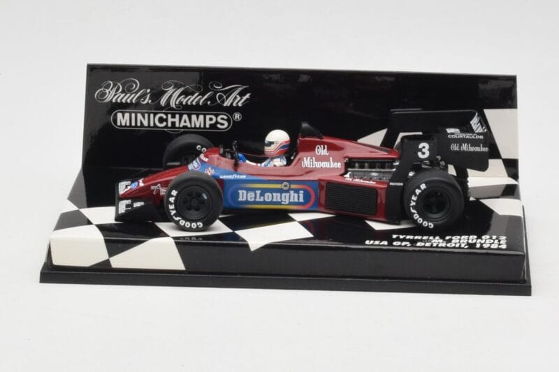 Tyrrell Ford 012 #3 M. Brundle Detroit GP USA 1984 Minichamps 1:43 400840003 Kov