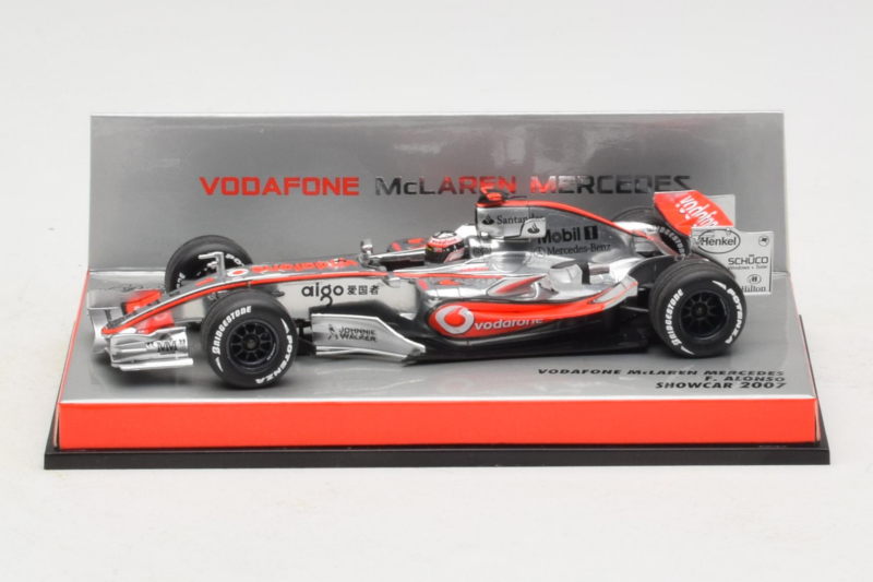 McLaren MP4-22 Mercedes #1 F. Alonso Vodafone McLaren Showcar F1 2007 Minichamps 1:43 533074371 Kov