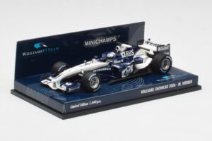 Williams FW28 M. Webber Showcar F1 2006 Minichamps 1:43 400060079 Kov – obrázek 2 z 5