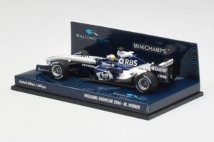 Williams FW28 M. Webber Showcar F1 2006 Minichamps 1:43 400060079 Kov – obrázek 3 z 5