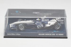 Williams FW28 M. Webber Showcar F1 2006 Minichamps 1:43 400060079 Kov – obrázek 5 z 5
