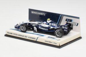 Williams FW29 N. Rosberg F1 Showcar 2007 Minichamps 1:43 400070086 Kov – obrázek 2 z 5