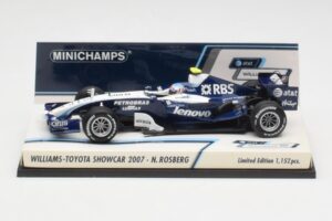 Williams FW29 N. Rosberg F1 Showcar 2007 Minichamps 1:43 400070086 Kov