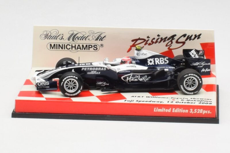 Williams FW30 K. Nakajima F1 Showcar Version 2 2008 Minichamps 1:43 403080178 Kov