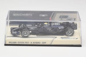 Williams FW31 Toyota #16 N. Rosberg F1 2009 Minichamps 1:43 400080207-M1 Kov – obrázek 4 z 4