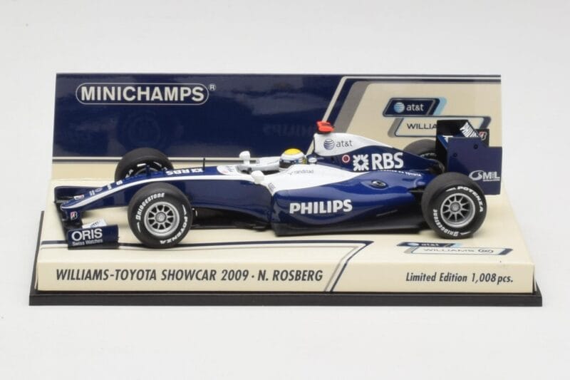 Williams FW31 N. Rosberg F1 Showcar 2009 Minichamps 1:43 400090086 Kov