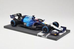 Williams FW43B Mercedes #63 G. Russell Belgian GP 2021 Minichamps 1:18 117211363 Pryskyřice – obrázek 4 z 7