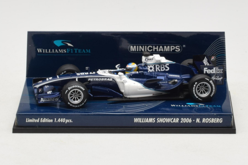 Williams FW28 Cosworth #10 N. Rosberg Williams F1 Team Showcar 2006 Minichamps 1:43 400060080 Kov