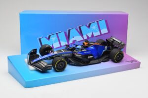 Williams FW44 #23 A. Albon Miami GP 2022 Minichamps 1:18 147220523 Kov – obrázek 7 z 7