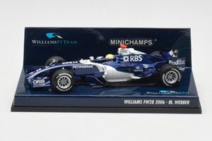 Williams FW28 Toyota #7 M. Webber F1 2006 Minichamps 1:43 400060009 Kov