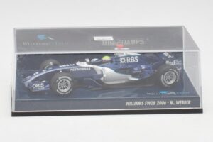 Williams FW28 Toyota #7 M. Webber F1 2006 Minichamps 1:43 400060009 Kov – obrázek 5 z 5
