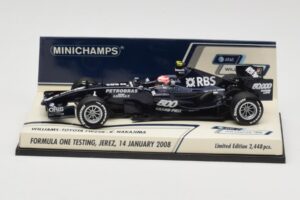 Williams Toyota FW29B K. Nakajima Jerez Test 14 Ledna 2008 Minichamps 1:43 400080108 Kov