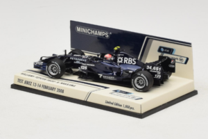 Williams FW30 Toyota #8 K. Nakajima Test Jerez Feb 2008 Minichamps 1:43 400080208 Kov – obrázek 3 z 5