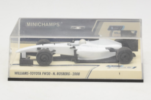 Williams FW30 Toyota #7 N. Rosberg Prototype F1 2008 Minichamps 1:43 400080007 Kov – obrázek 4 z 5