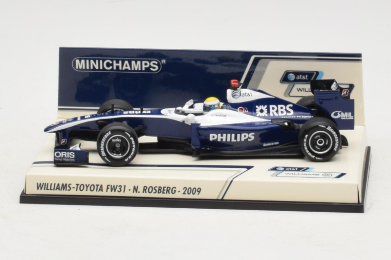 Williams FW31 Toyota #16 N. Rosberg F1 2009 Minichamps 1:43 400090016 Kov