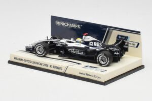 Williams FW30 Toyota Showcar #16 N. Rosberg F1 2008 Minichamps 1:43 400080077 Kov – obrázek 3 z 5