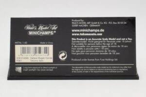 Dallara F301 Mugen Honda T. Sato Macau GP Winner 2001 Minichamps 1:43 518014306 Kov – obrázek 4 z 5