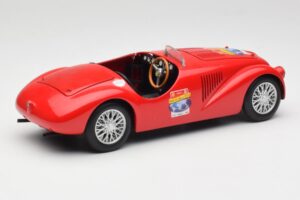 Ferrari 166 MM Barchetta Červený Hot Wheels 1:18 B6054 Kov – obrázek 3 z 8