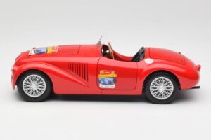 Ferrari 166 MM Barchetta Červený Hot Wheels 1:18 B6054 Kov – obrázek 4 z 8