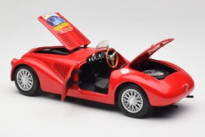 Ferrari 166 MM Barchetta Červený Hot Wheels 1:18 B6054 Kov – obrázek 5 z 8