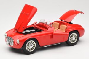 Ferrari 166 MM Barchetta Červený Hot Wheels 1:18 B6054-1 Kov – obrázek 2 z 8