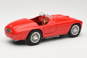 Ferrari 166 MM Barchetta Červený Hot Wheels 1:18 B6054-1 Kov – obrázek 3 z 8