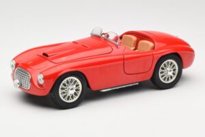 Ferrari 166 MM Barchetta Červený Hot Wheels 1:18 B6054-1 Kov