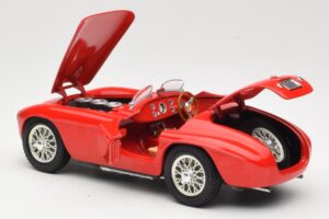 Ferrari 166 MM Barchetta Červený Hot Wheels 1:18 B6054-1 Kov – obrázek 5 z 8