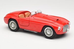 Ferrari 166 MM Barchetta Červený Hot Wheels 1:18 B6054-1 Kov – obrázek 6 z 8