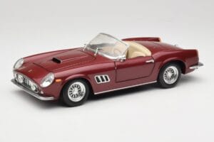 Ferrari 250 GT California Spider LWB Tmavě Červený Hot Wheels 1:18 25727 Kov