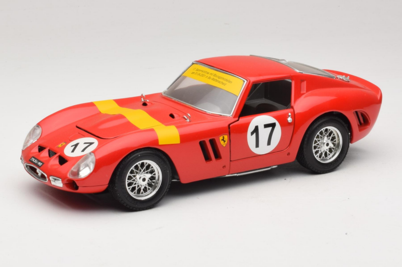 Ferrari 250 GTO #17 Bburago Sammlerborse Červený Bburago 1:18 3007-P1 Kov