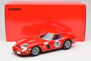 Ferrari 250 GTO #18 P. Rodriguez Daytona Continental 3 Hours Winner 1963 Kyosho 1:18 08438F Kov – obrázek 8 z 8