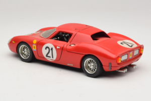 Ferrari 250 LM #21 M. Gregory / J. Rindt 24 Hours of Le Mans 1965 Bburago 1:18 3033-P2 Kov – obrázek 7 z 8