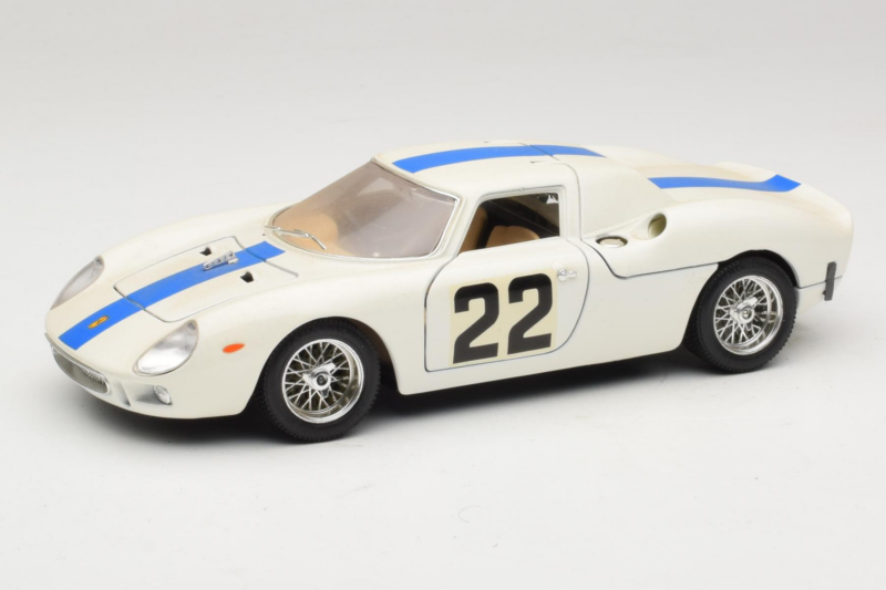 Ferrari 250 LM #22 Bílý 1965 Bburago 1:18 3333-W1 Kov