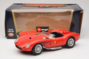 Ferrari 250 Testa Rossa #14 Červený Replacement Box 1957 Bburago 1:18 3007-R1 Kov – obrázek 8 z 8