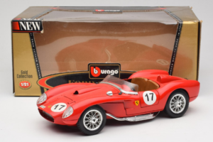 Ferrari 250 Testa Rossa #17 Červený 1957 Bburago 1:18 3007-R4 Kov – obrázek 8 z 8